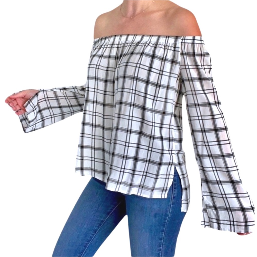 ANTHROPOLOGIE- CLOTH & STONE‎ Homestead Off-Shoulder Top